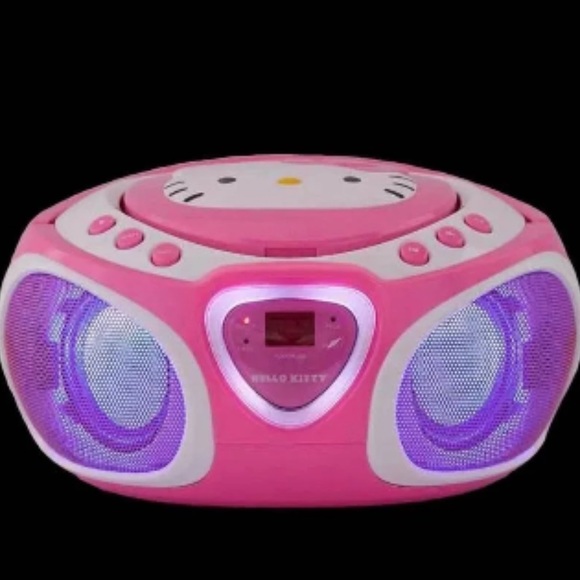 Hello Kitty Portable Audio & Video Hello Kitty Boombox Glow Cd